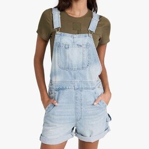 Pistola Beatrix Denim Overall Shorts In NWT Size S